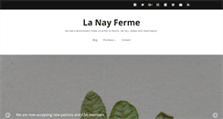 Desktop Screenshot of lanayferme.com